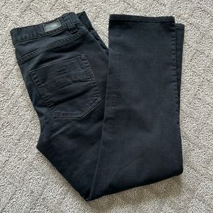 RSQ New York slim straight black jeans. 31 x 27 (hemmed)